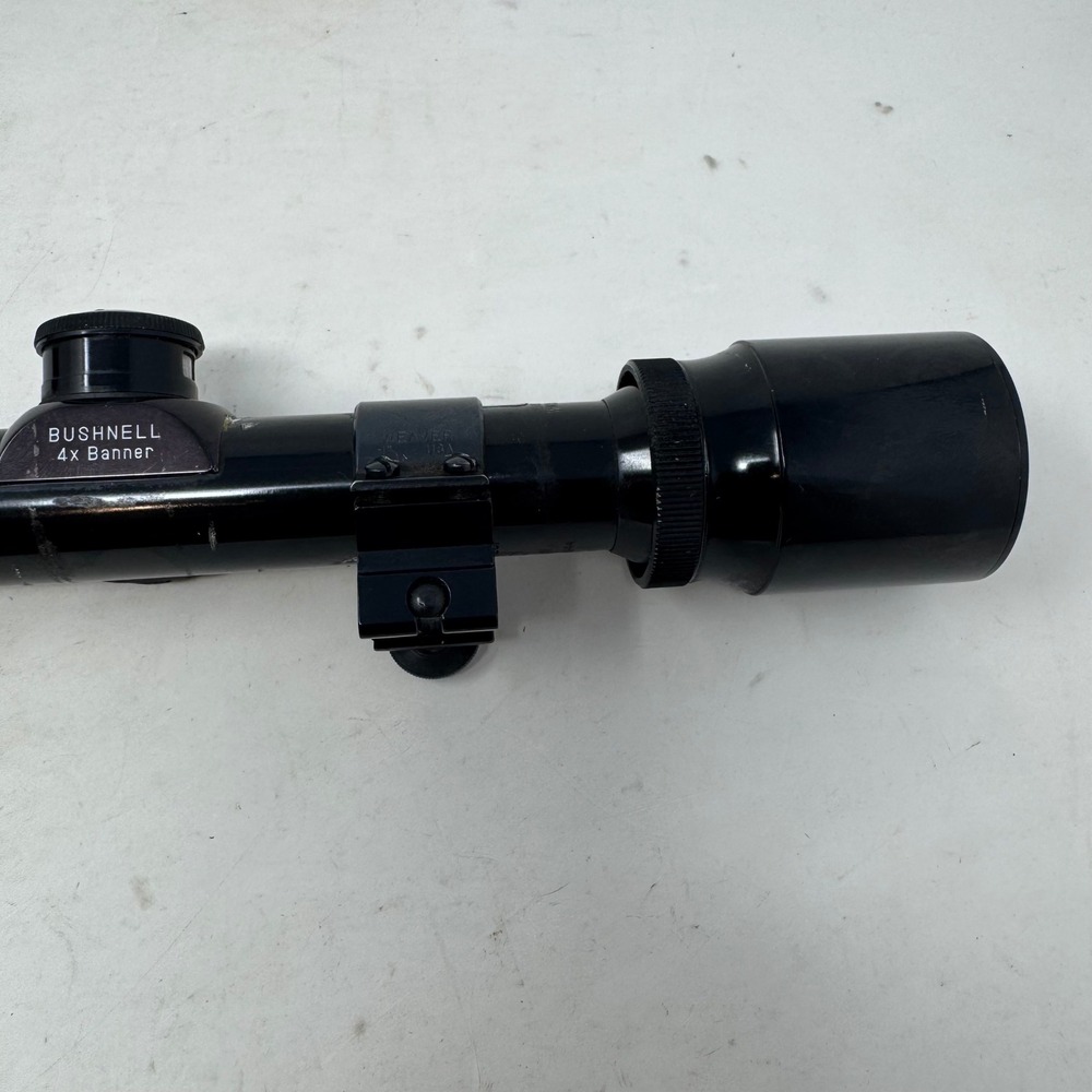 Bushnell Banner 4x40 Rifle Scope Wide Angle Waterproof Japan with Weaver Rings - Picture 10 of 15